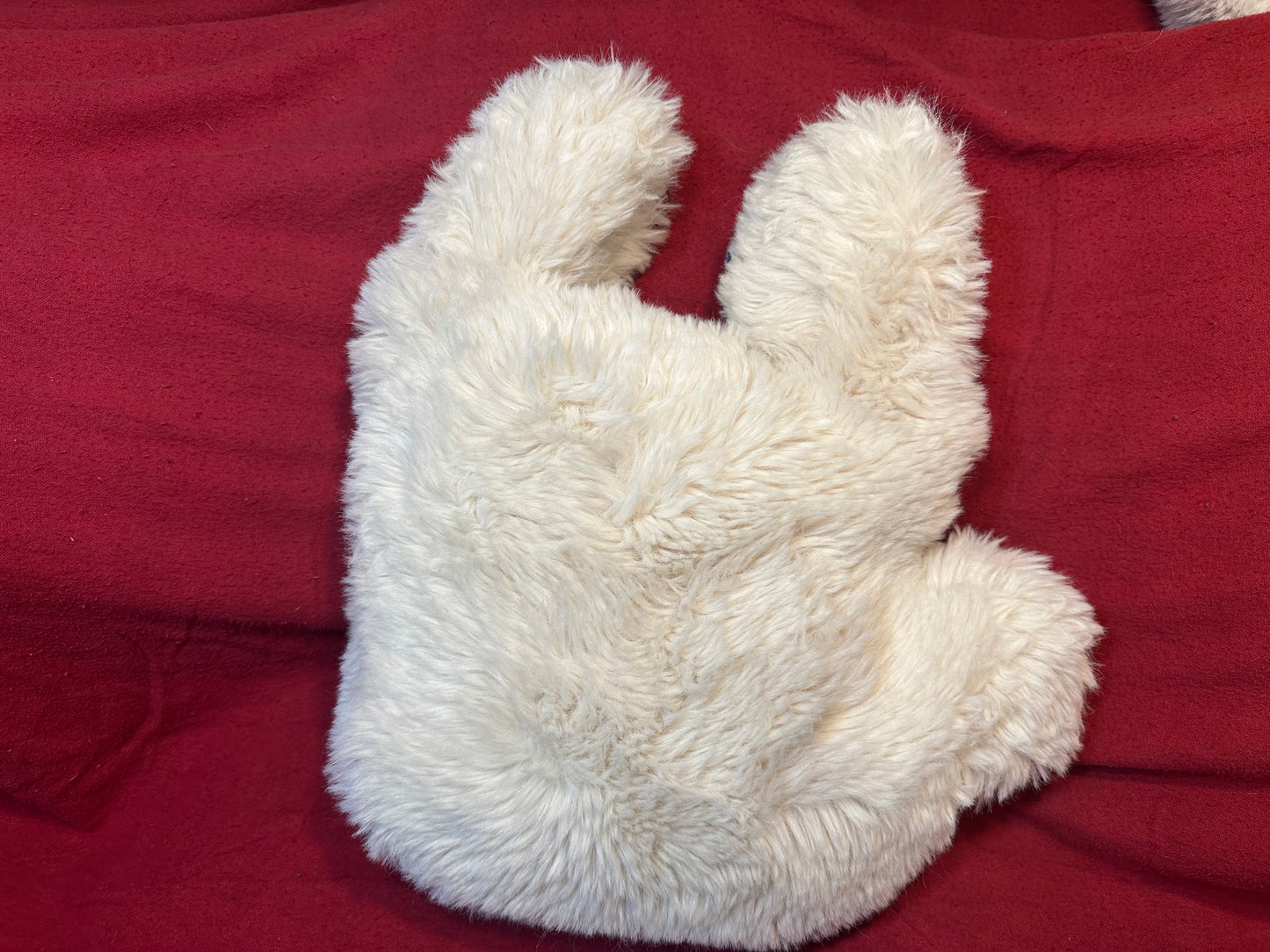 White Furry 'ILY' Pillow